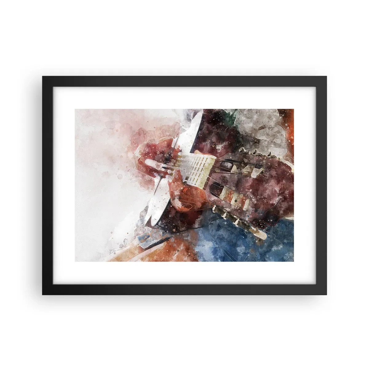 Poster in een zwarte lijst - En wat vind je ervan? - 40x30 cm