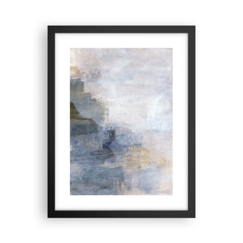 Poster in een zwarte lijst - Kleurtonen en akkoorden - 30x40 cm