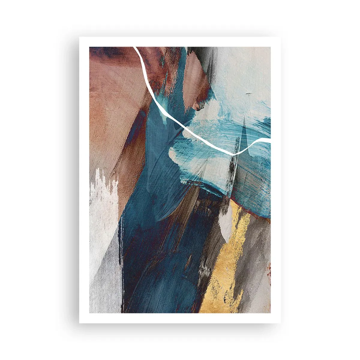 Poster - Met panache en energie - 70x100 cm