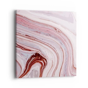 Schilderen op canvas - Rechtdoor, dan rechts naar beneden - 40x40 cm