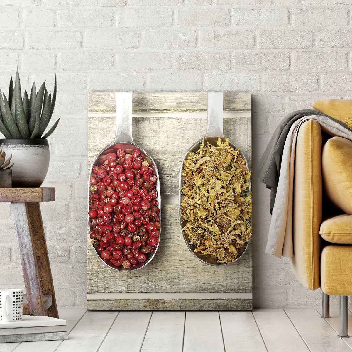 Schilderen op canvas - Keuken magie - 70x100 cm