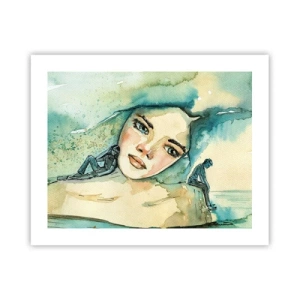 Poster - Ben ik blauw? - 50x40 cm