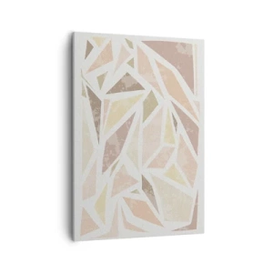 Schilderen op canvas - Gebrandschilderd glas compositie - 50x70 cm