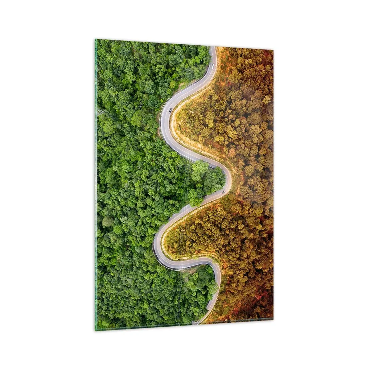 Schilderen op glas - Grenzen en doorbraken - 80x120 cm