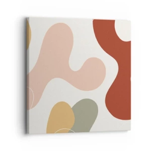 Schilderen op canvas - Kronkels of krullen? - 30x30 cm