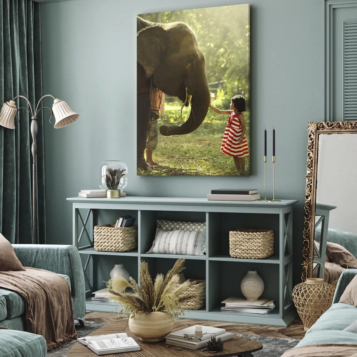 Schilderen op canvas - De kracht van vriendschap - 65x120 cm