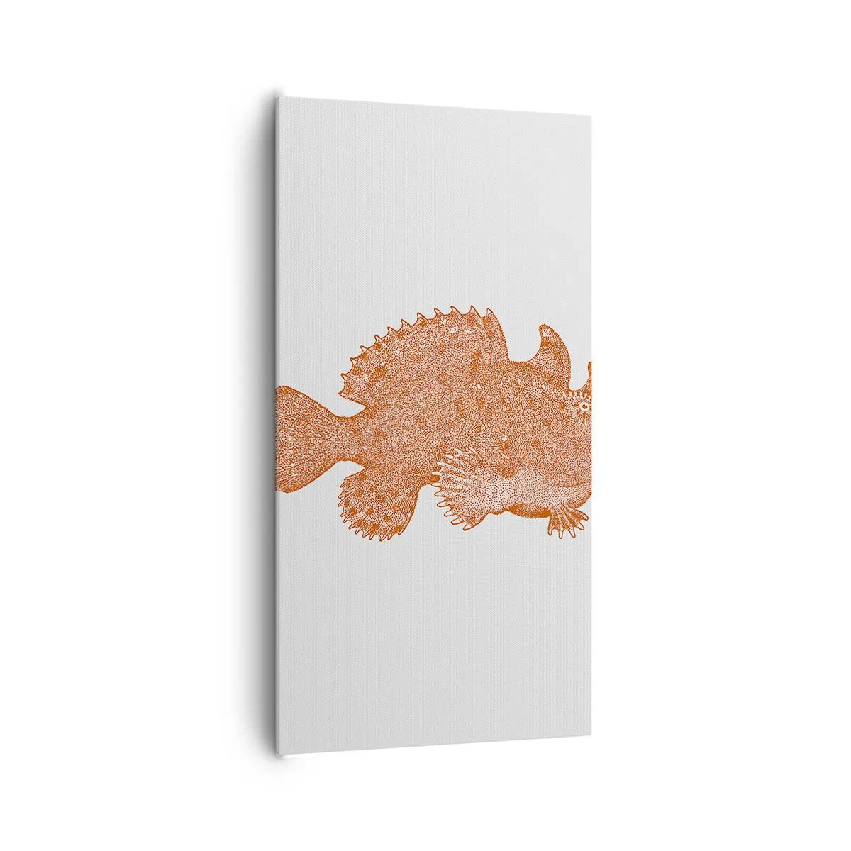 Schilderen op canvas - En toch een vis - 65x120 cm