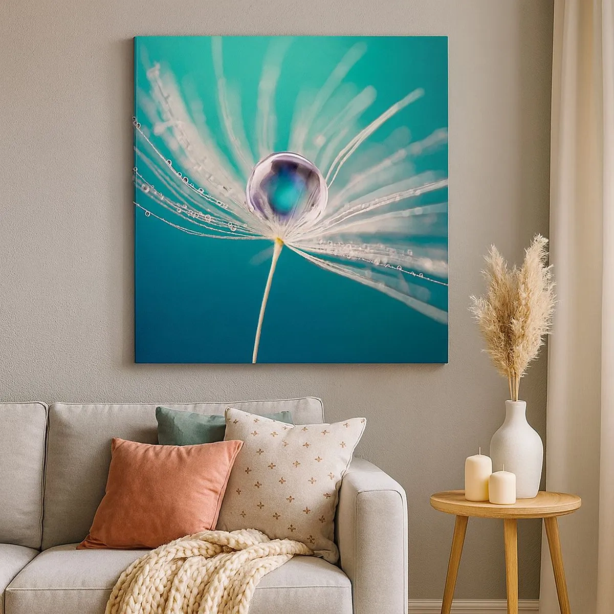 Schilderen op canvas - Mystiek moment - 30x30 cm