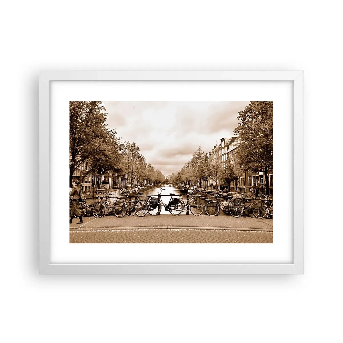 Poster in een witte lijst - Hollandse sfeer - 40x30 cm