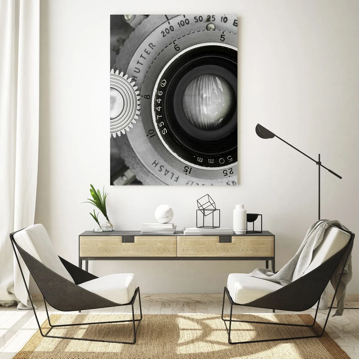 Schilderen op glas - Een verhaal over Hollywood - 80x120 cm