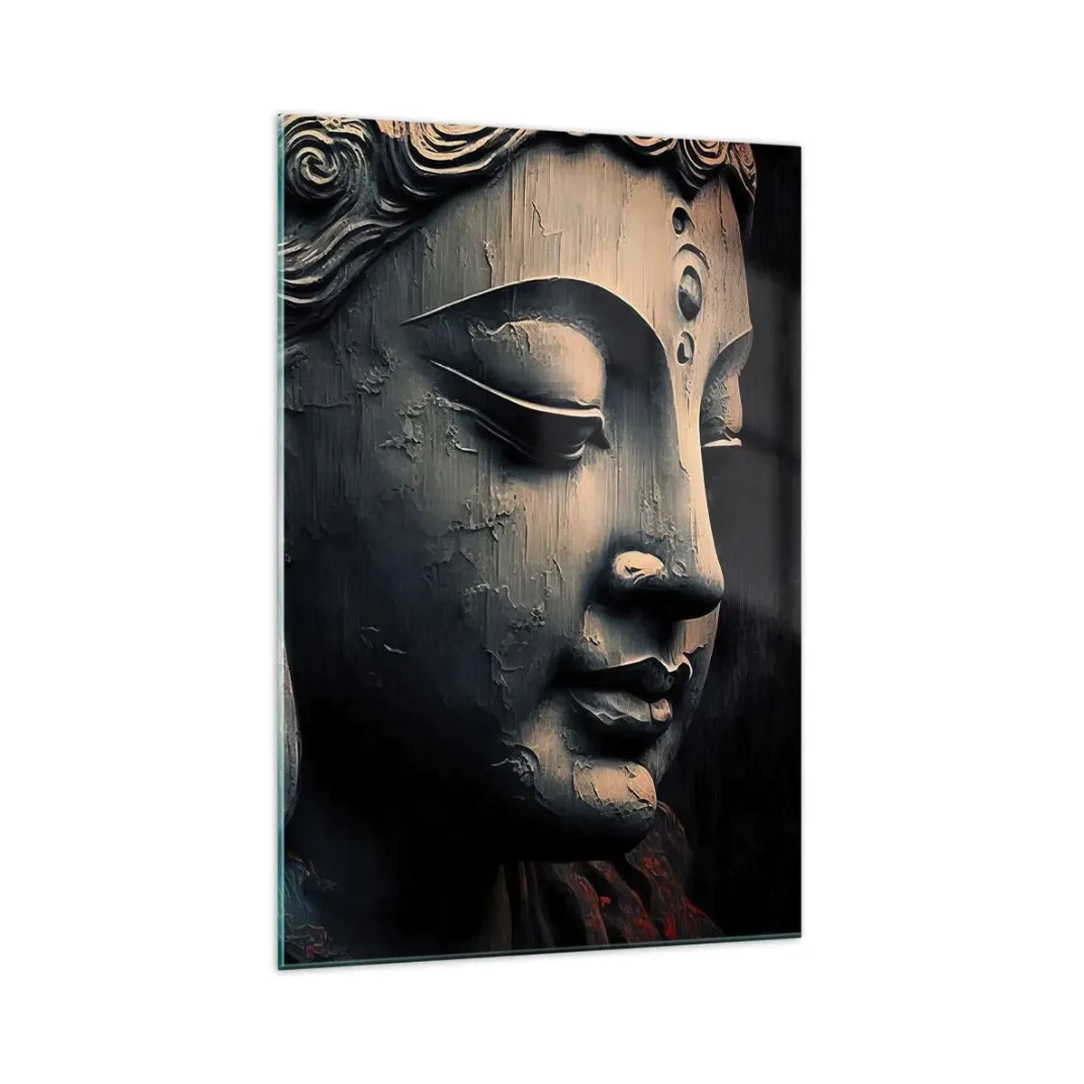 Schilderen op glas - In harmonie met de wereld - 70x100 cm