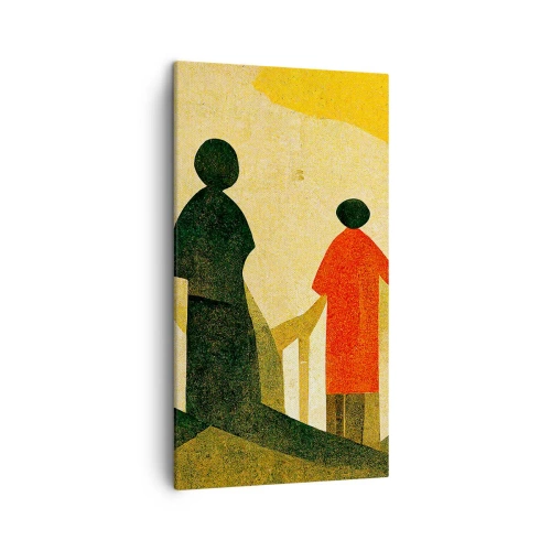 Schilderen op canvas - Er is nog een lange weg te gaan - 45x80 cm