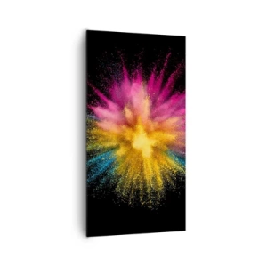 Schilderen op canvas - De geboorte van kleuren - 65x120 cm