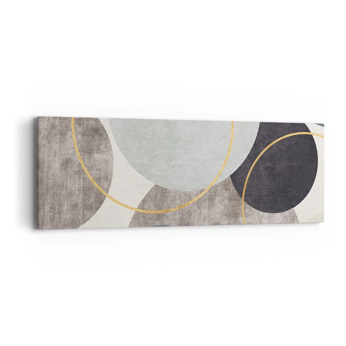 Schilderen op canvas - Wiel voor wiel - 90x30 cm