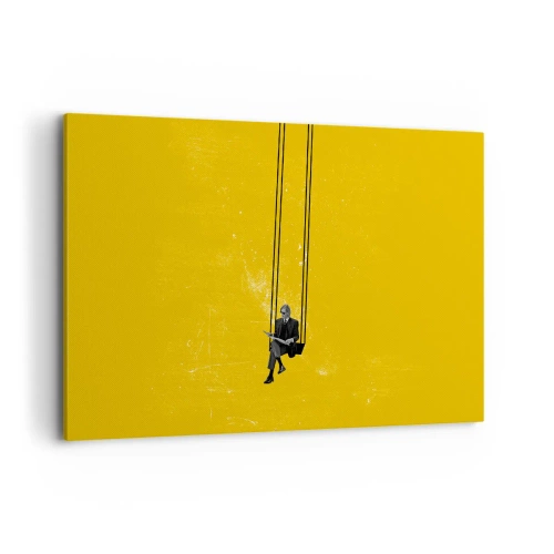 Schilderen op canvas - Dag als iedere dag - 120x80 cm