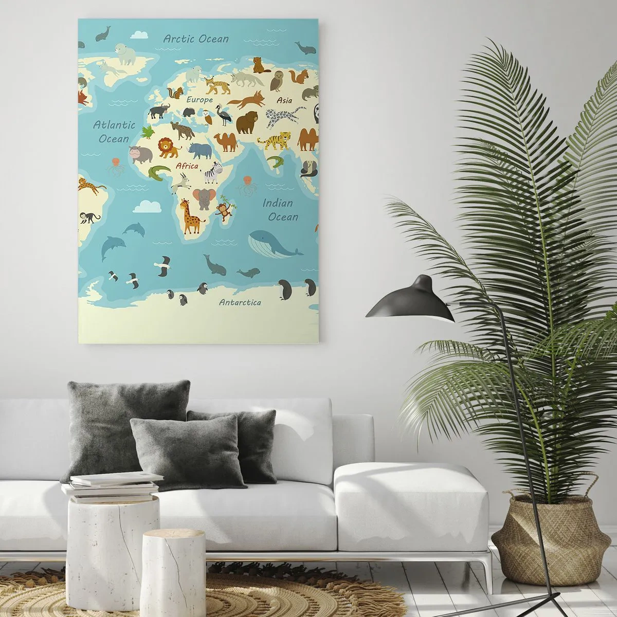 Schilderen op glas - Goede buren - 50x70 cm