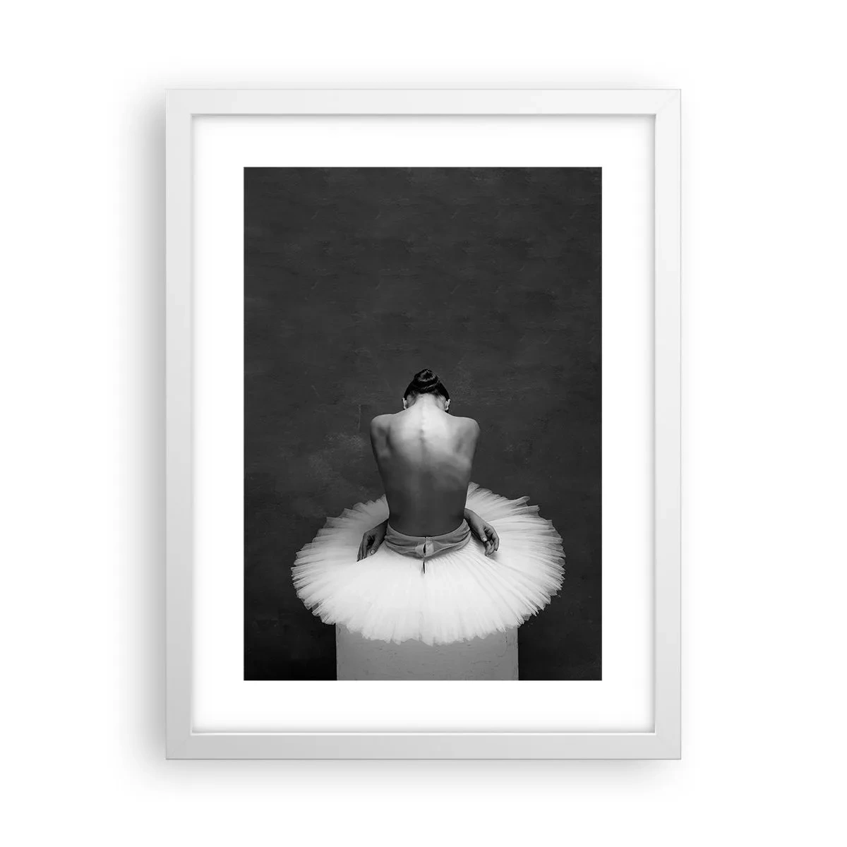 Poster in een witte lijst - Het bloeit gewoon - 30x40 cm