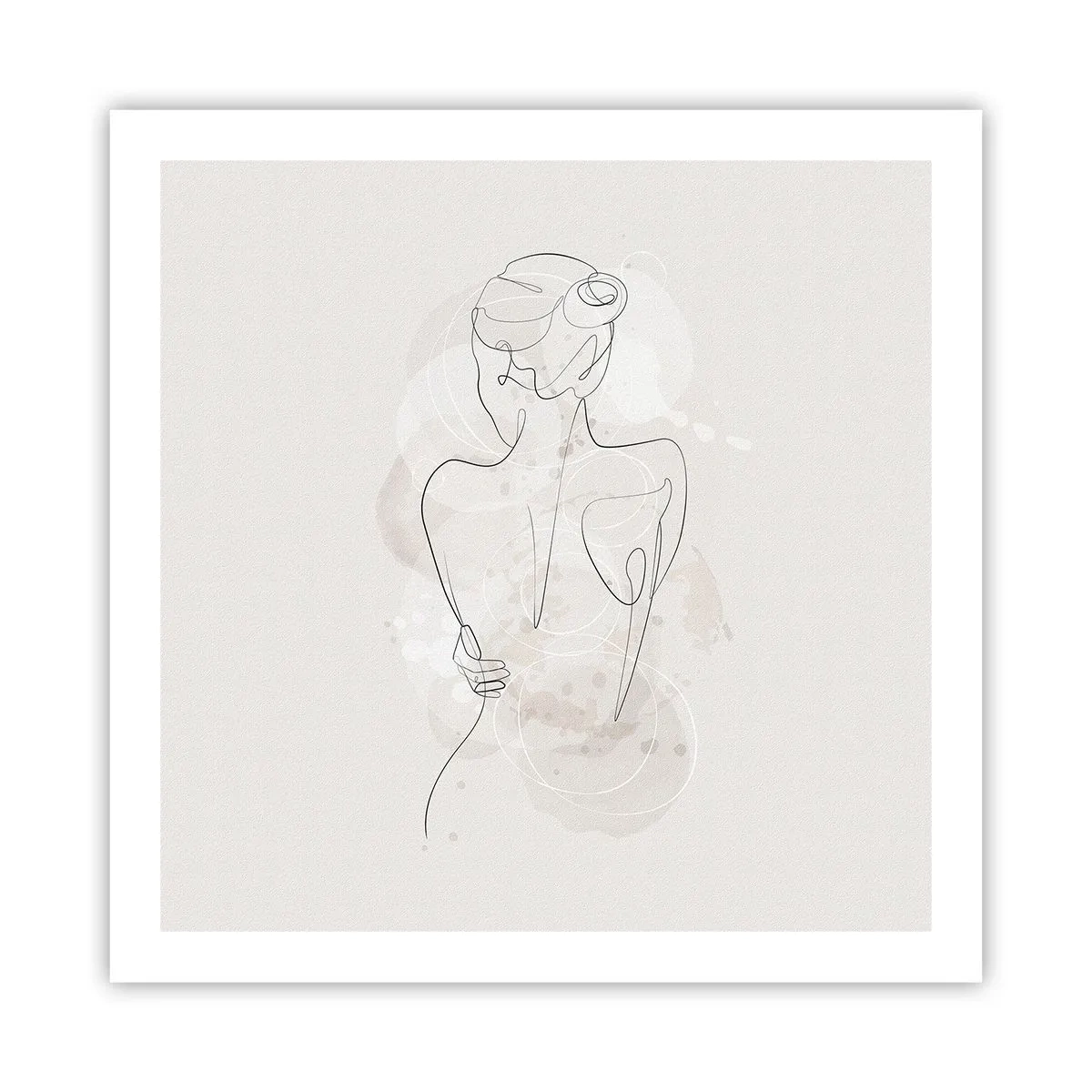 Poster - Als een gevoelig instrument - 60x60 cm