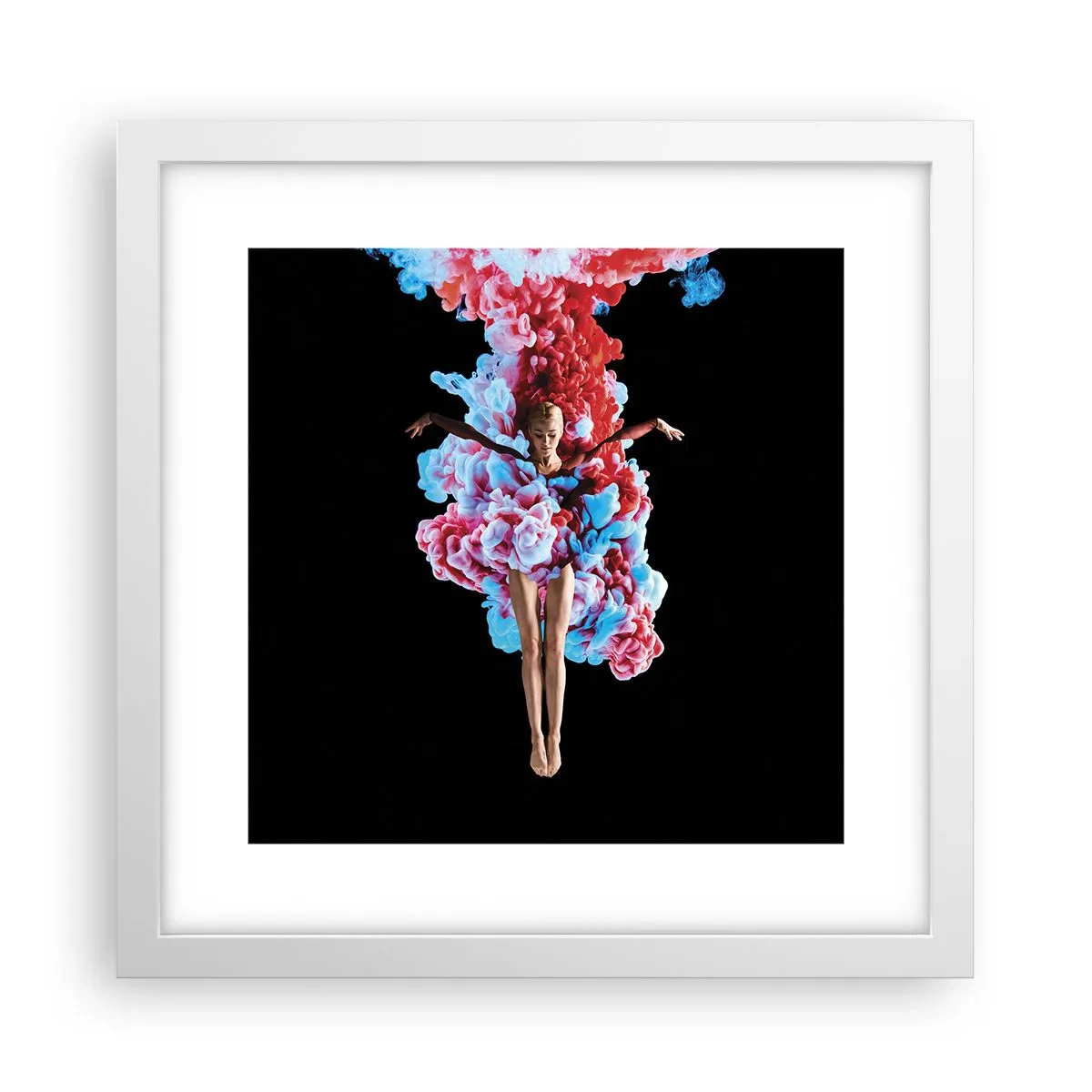 Poster in een witte lijst - In volle bloei - 30x30 cm