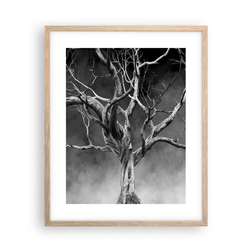 Een poster in een licht eiken lijst - Oorspronkelijk en heilig - 40x50 cm