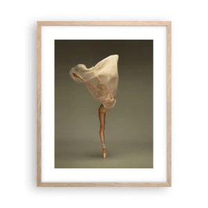 Een poster in een licht eiken lijst - Het zal snel omhoog vliegen - 40x50 cm