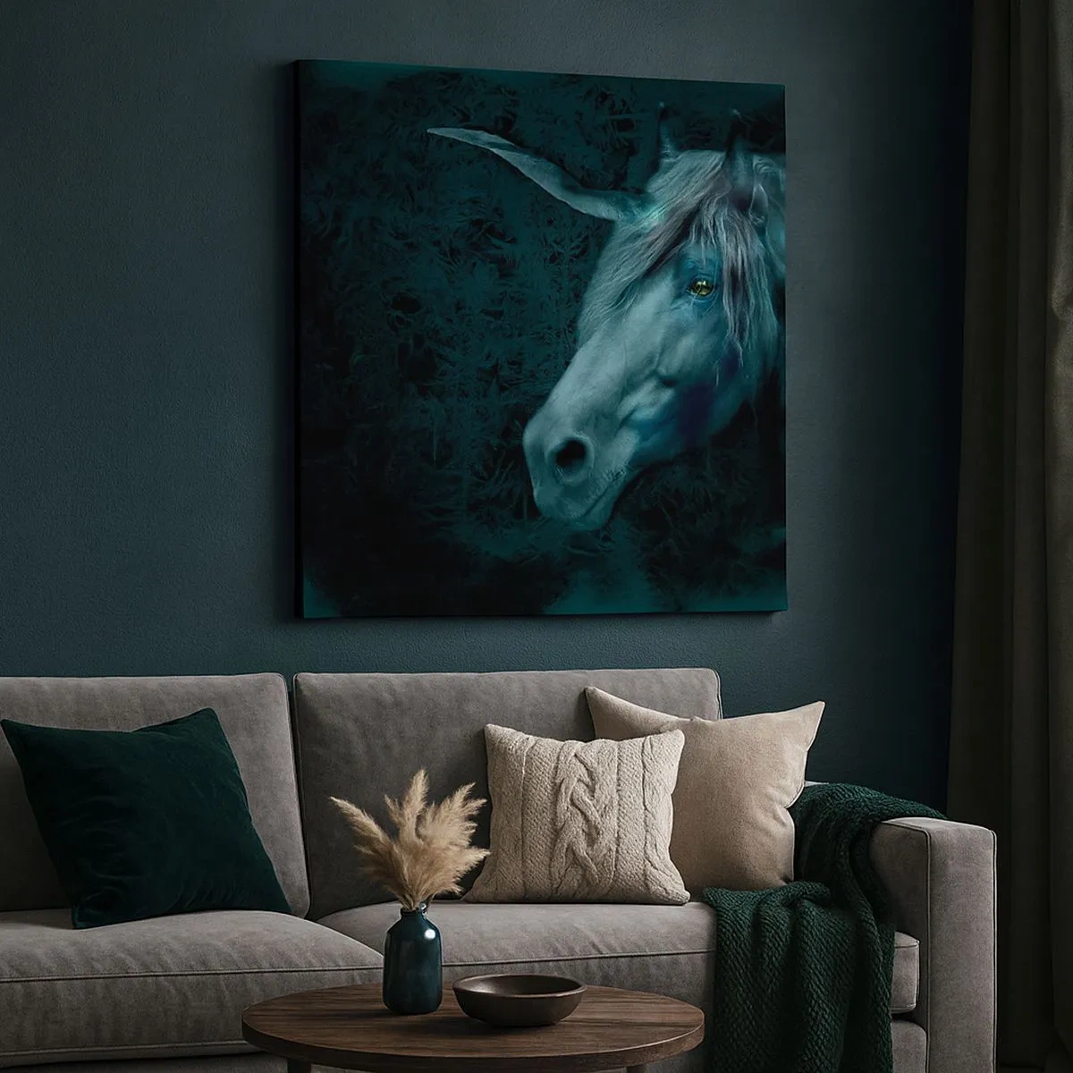 Schilderen op canvas - In een sprookjesbos - 30x30 cm