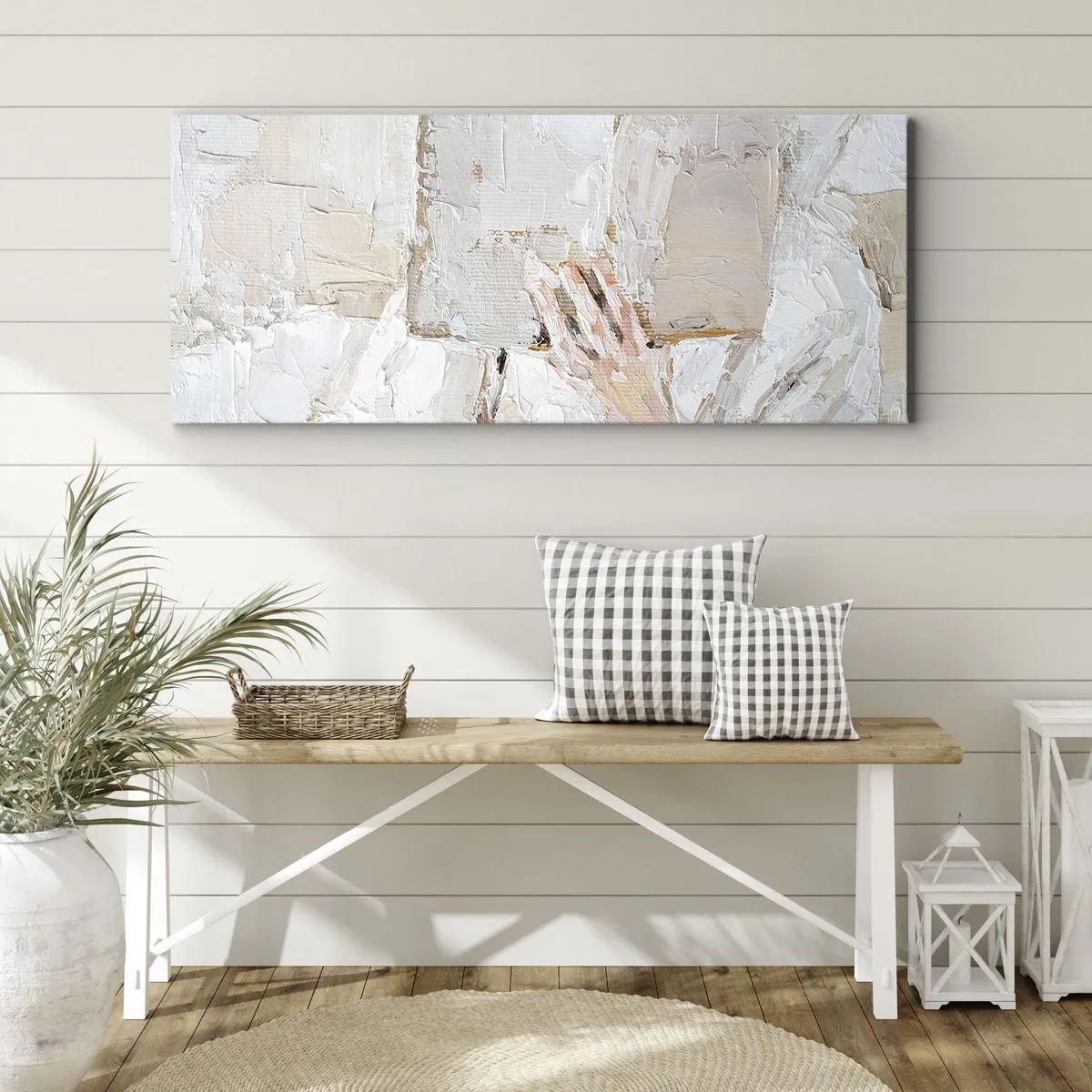 Schilderen op canvas - In een andere wereld - 100x40 cm