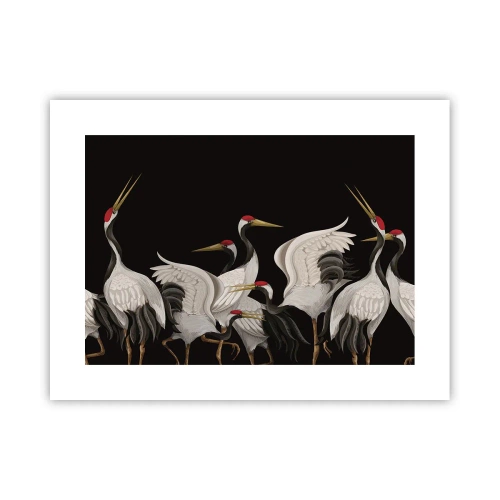 Poster - Vogel spullen - 40x30 cm