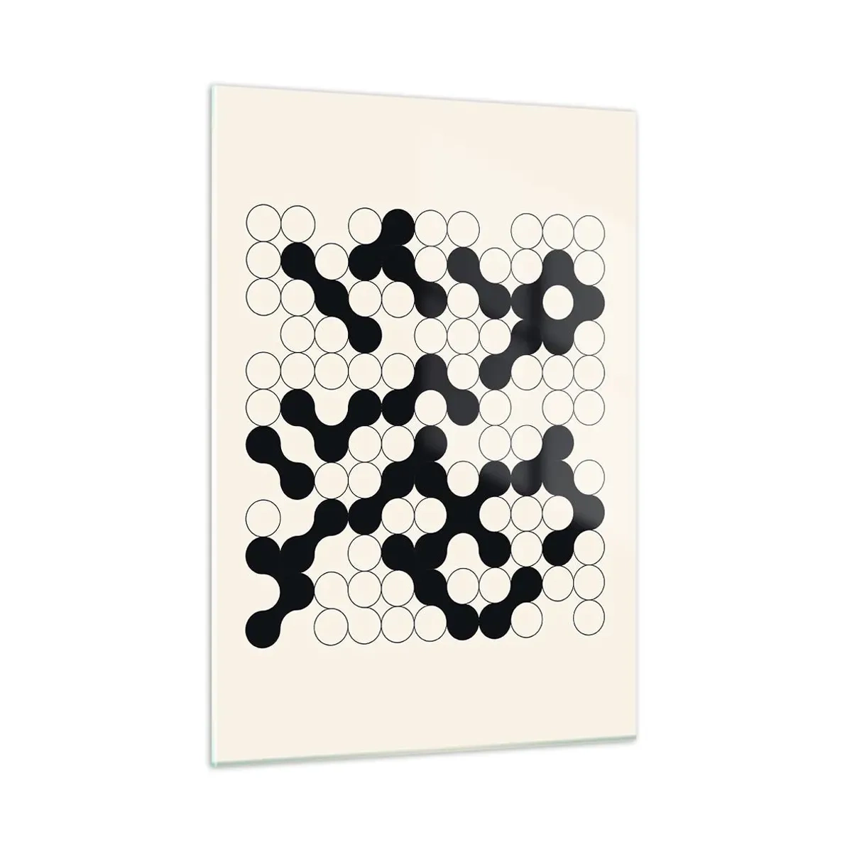 Schilderen op glas - Chinees spel – variatie - 50x70 cm