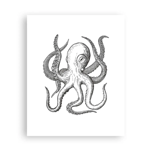 Poster - Dansend met de golven - 40x50 cm