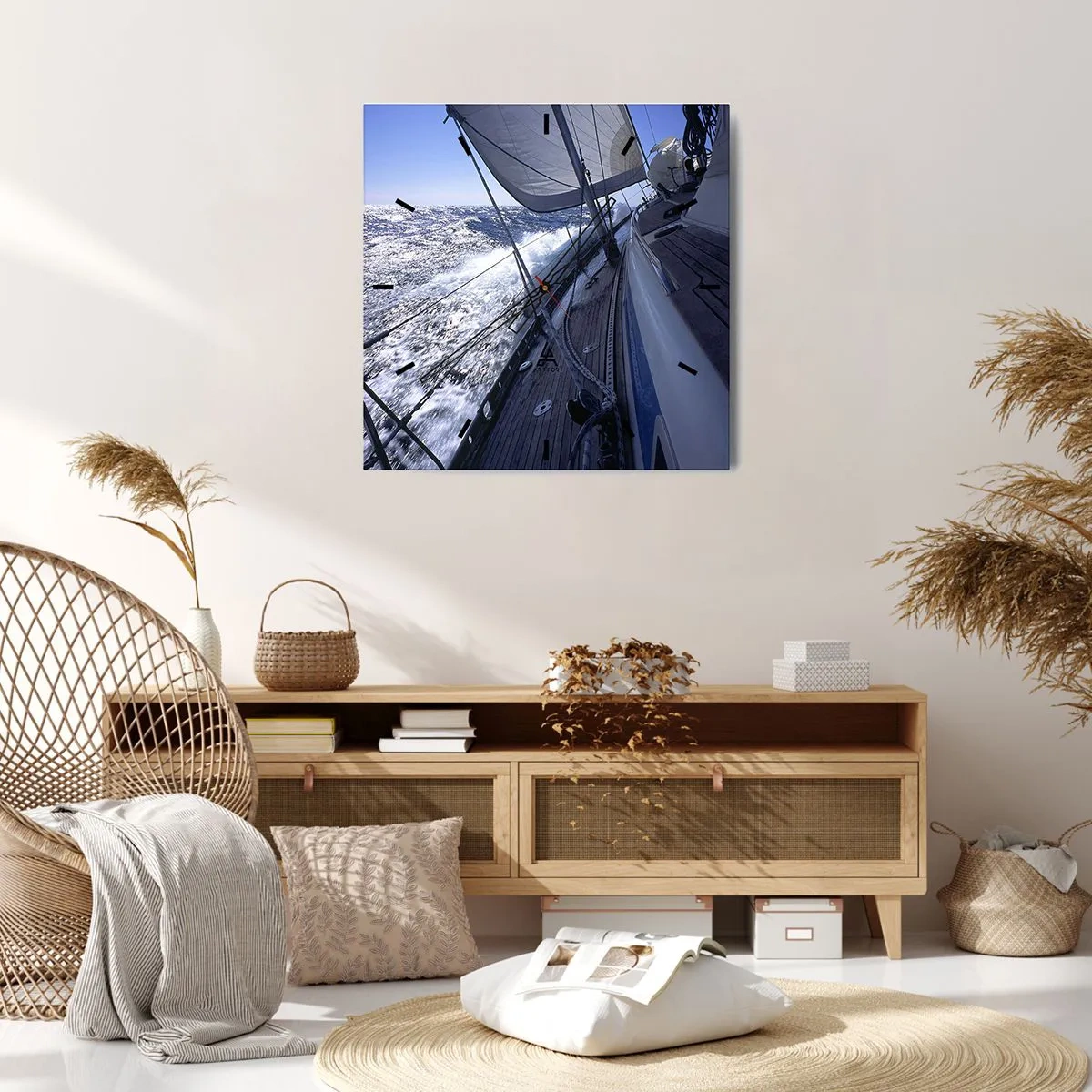 Wandklok - Klok - Ik weet wat het is om een ​​vogel te zijn - 30x30 cm