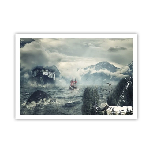 Poster - In magische wateren - 100x70 cm