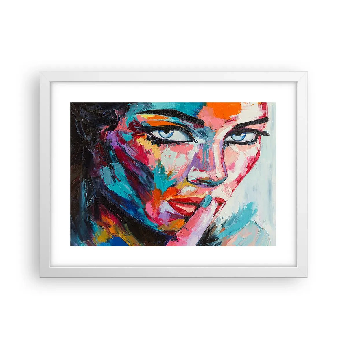 Poster in een witte lijst - Ons eerste geheim - 40x30 cm