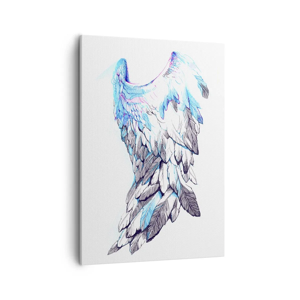 Schilderen op canvas - Ik heb vleugels nodig - 50x70 cm