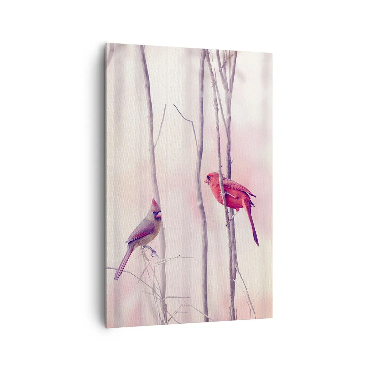 Schilderen op canvas - Verhaal van het roze woud - 80x120 cm