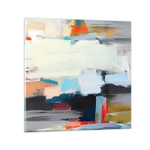 Schilderen op glas - Is er een methode? - 30x30 cm