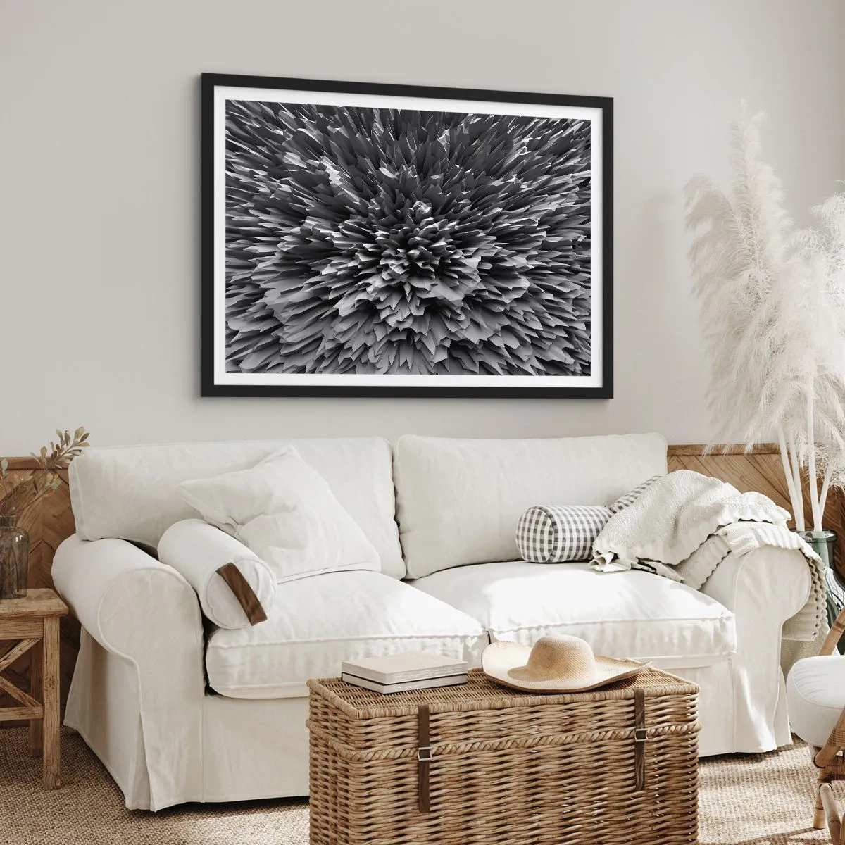 Poster in een zwarte lijst - Strikter kan het niet - 91x61 cm