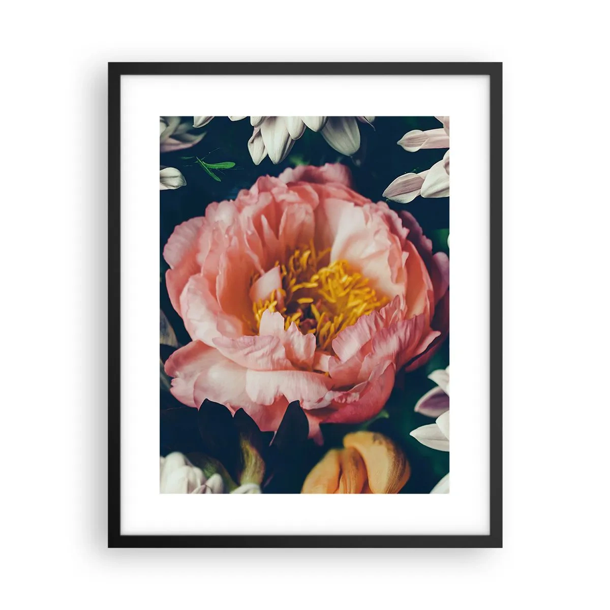 Poster in een zwarte lijst - Met barokke pracht - 40x50 cm