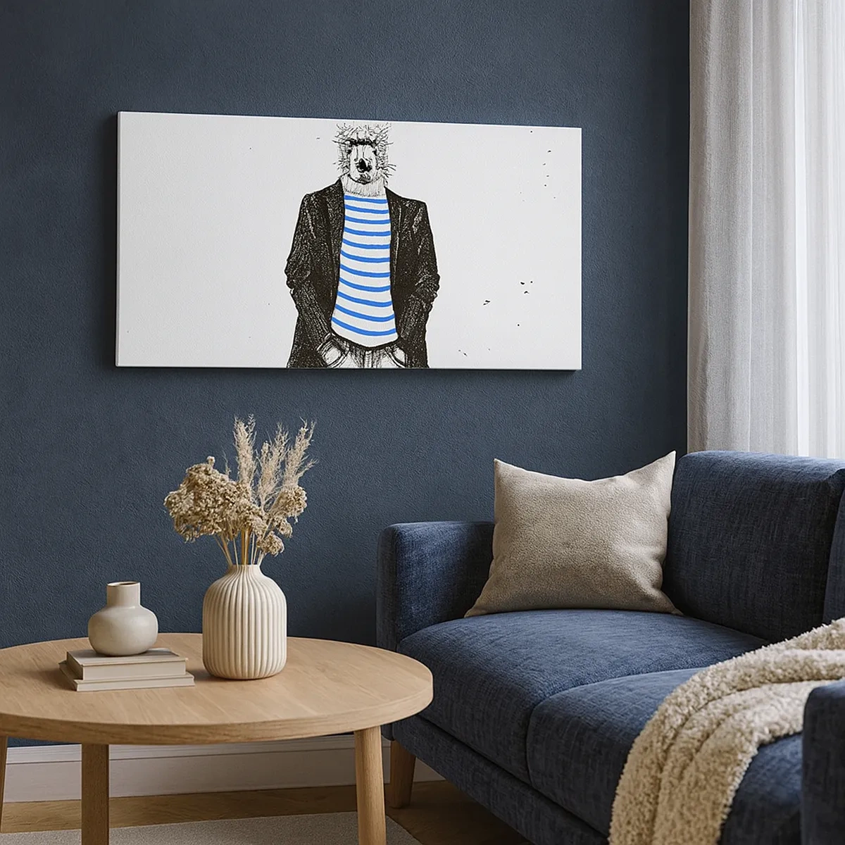 Schilderen op canvas - God behoed! - 30x30 cm