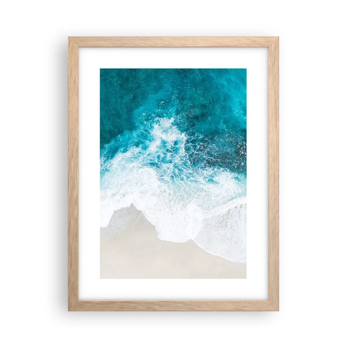 Een poster in een licht eiken lijst - Natuurlijke streling - 30x40 cm