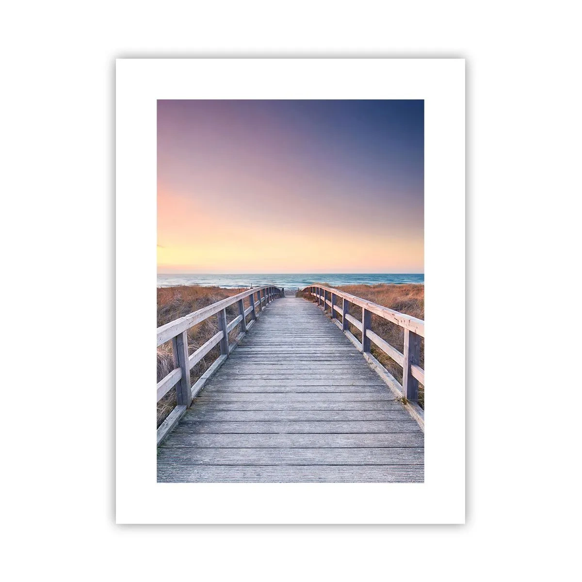 Poster - Baltische avond aurora - 30x40 cm