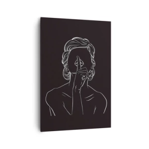 Schilderen op canvas - Schoonheid bloeit in stilte - 70x100 cm