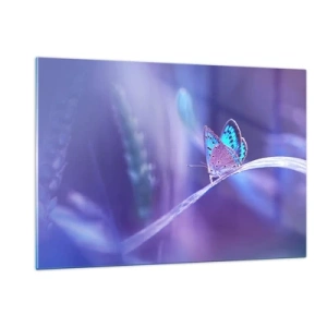 Schilderen op glas - Een juweel van de natuur - 120x80 cm