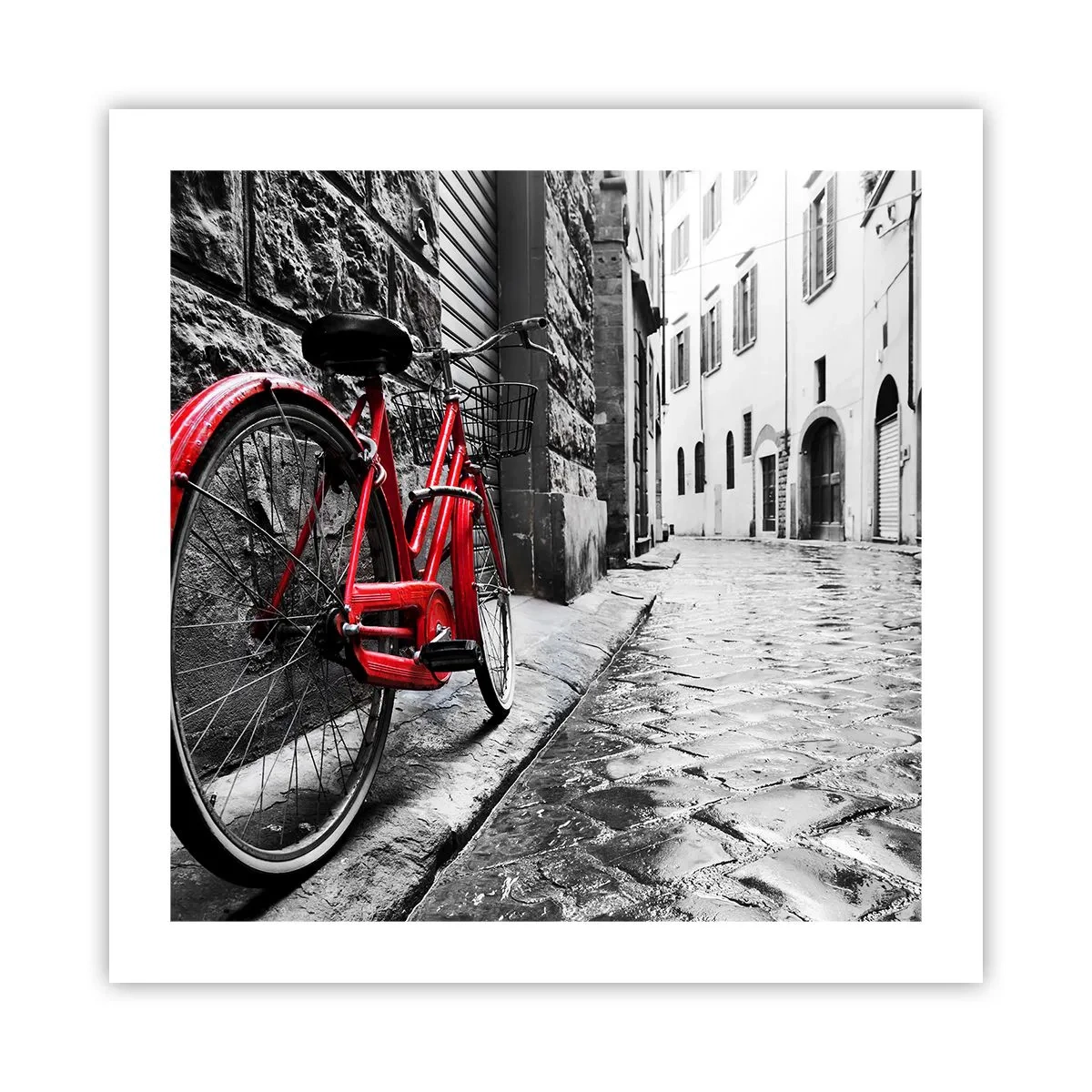 Poster - Echte schoonheid verveelt niet - 50x50 cm