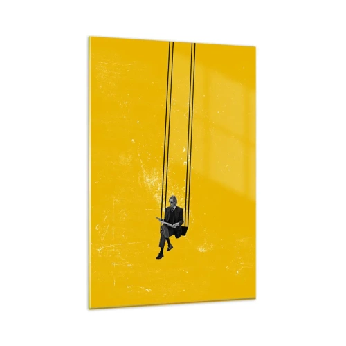 Schilderen op glas - Dag als iedere dag - 80x120 cm