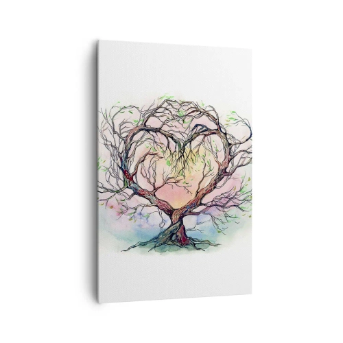 Schilderen op canvas - Samen tegen de stormen - 80x120 cm