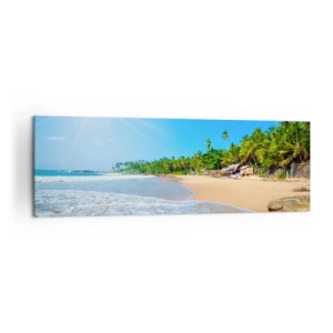 Schilderen op canvas - Een exotische plek voor jou - 160x50 cm