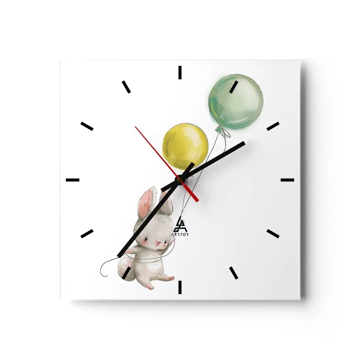 Wandklok - Klok - Ik ga ook vliegen! - 30x30 cm