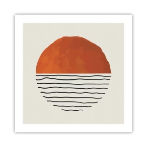 Poster - In het Japanse klimaat - 50x50 cm