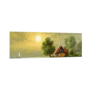 Schilderen op glas - Mooi, als een foto - 160x50 cm
